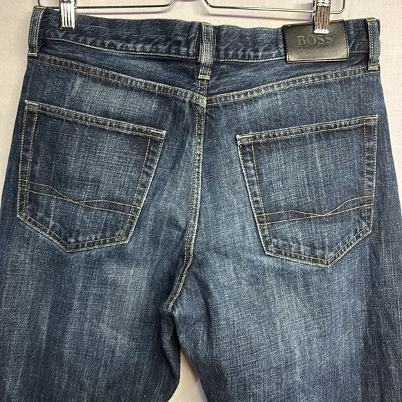 Boss Hugo Boss Men’s Black Label Texas Cut Dark Wash Jeans size 34x34 - Picture 5 of 7